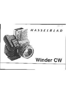 Hasselblad 503 CW manual. Camera Instructions.